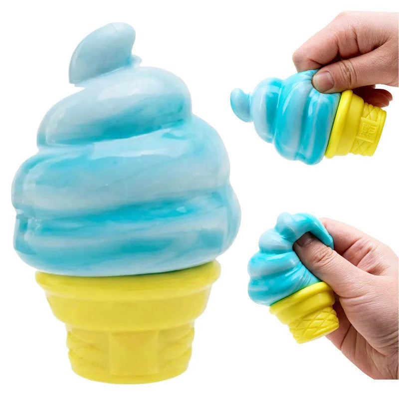 1Pc pinch music explosion high quality ice cream high value cone decompression toy decompression artifact