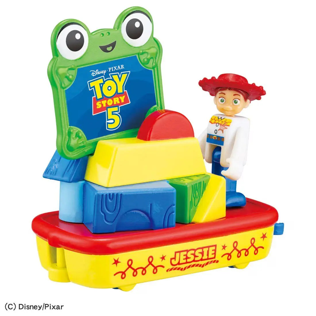 In Stock Original TOMY Disney Toy Story 5 Parade Car 092018 Diecast Alloy Mini Car Model 1/64 Vehicle Collectible Gift Toy